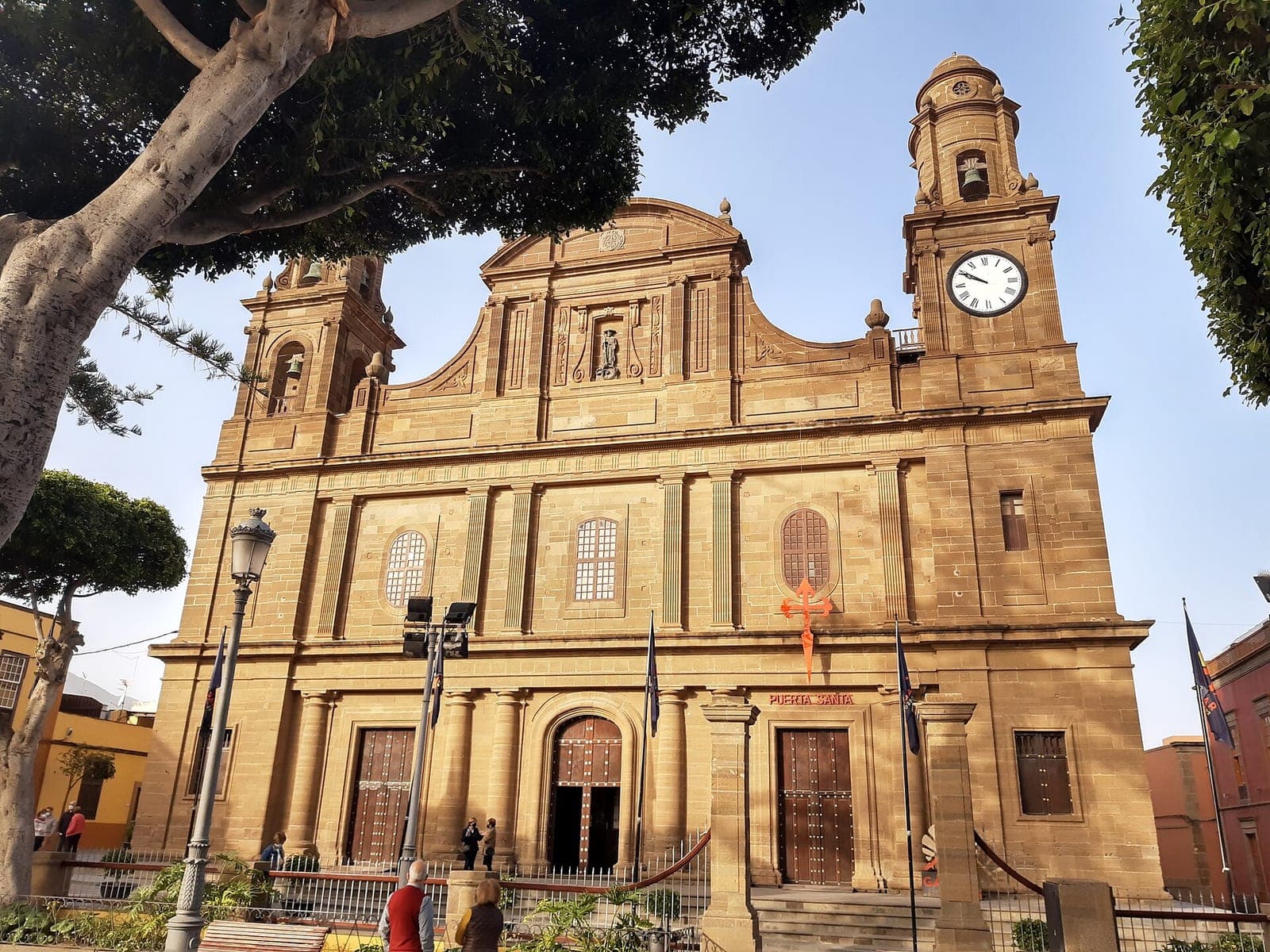 Church of Santiago de los Caballeros in the Plaza de Santiago in Gáldar
